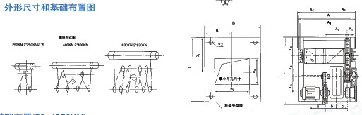 QPQ型卷揚式啟閉機尺寸圖