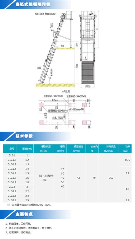 <strong>高鏈式格柵除污機</strong>