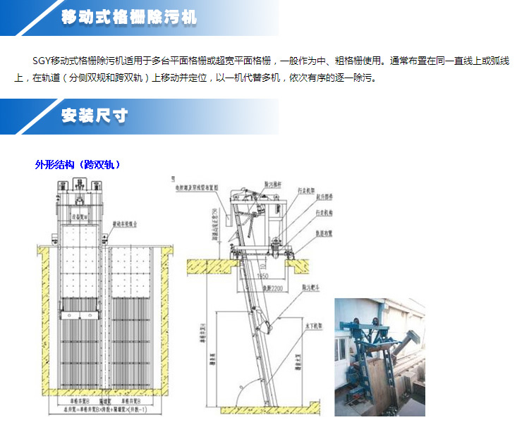 <strong>移動式格柵除污機</strong>